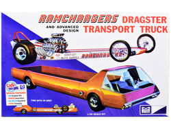 Ramchargers Dragster and Advanced Design Transport Truck 2 Kits in 1 Plastic Model Kit (Skill Level 2) 1/25 Scale Models by MPC