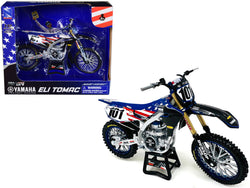 Yamaha YZ450F Dirt Bike Motorcycle #101 Eli Tomac American Flag Livery "Motocross of Nations" 1/12 Model by New Ray