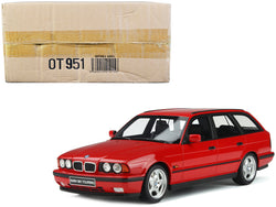 1994 BMW M5 E34 Touring Mugello Red Limited Edition to 3.000 pieces Worldwide 1/18 Model Car by Otto Mobile