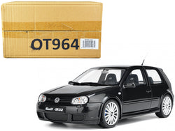 2003 Volkswagen Golf IV R32 Black Magic Nacre Limited Edition to 3,000 pieces Worldwide 1/18 Model Car by Otto Mobile