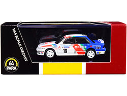 Mitsubishi Galant VR-4 #19 T. Salonen - V. Silander Lombard RAC Rally (1989) 1/64 Diecast Model Car by Paragon