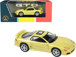 Mitsubishi 3000GT GTO with Sunroof Martinique Yellow Pearl 1/64 Diecast Model Car by Paragon
