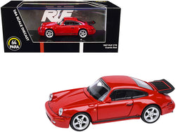 1987 RUF Porsche CTR Guards Red 1/64 Diecast Model Car by Paragon Models