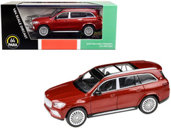 2020 Mercedes-Maybach GLS 600 with Sunroof Red Metallic 1/64 Diecast Model Car by Paragon