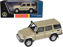 2014 Toyota Land Cruiser 76 Sandy Taupe Tan 1/64 Diecast Model by Paragon Models