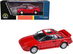 1985 Toyota MR2 MK1 Super Red with Sunroof 1/64 Diecast Model Car by Paragon Models