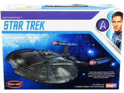Enterprise NX-01 Starship "Star Trek: Enterprise" (2001-2005) TV Series Plastic Snap Model Kit (Skill Level 2) 1/1000 Scale Model by Polar Lights