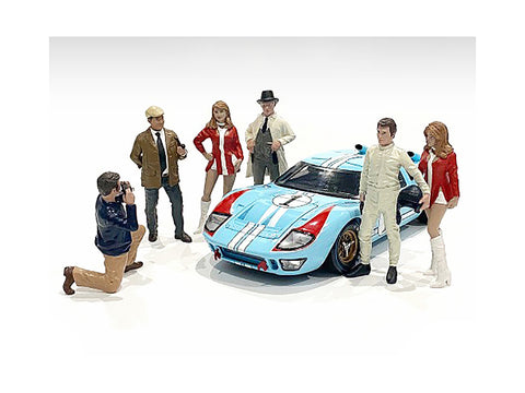 "Race Day Series 2" (6 Piece Figure Set) for 1/18 Scale Models by American Diorama