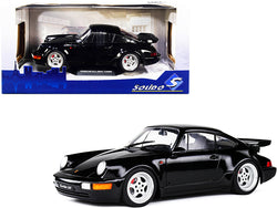 1990 Porsche 964 Turbo 3.6 Black 1/18 Diecast Model Car by Solido