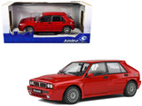 1991 Lancia Delta HF Integrale Rosso Corsa Red 1/18 Diecast Model Car by Solido