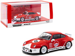 Porsche RWB 993 #8 "Morelow" Red and White "RAUH-Welt BEGRIFF" 1/43 Diecast Model Car by Tarmac Works