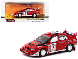 Mitsubishi Lancer Evolution 6.5 #7 Tommi Makinen - Risto Mannisenmaki Winner Safari Rally (2001) "Hobby64" Series 1/64 Diecast Model Car by Tarmac Works
