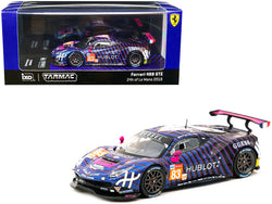 Ferrari 488 GTE #83 Rahel Frey - Michelle Gatting - Manuela Gostner "Kessel Racing" 24 Hours of Le Mans (2019) "Hobby64" Series 1/64 Diecast Model Car by Ixo Models & Tarmac Works