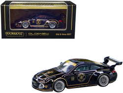 997 Old & New Body Kit #23 Black with Gold Graphics "John Player Special" "Hobby64" Series 1/64 Diecast Model Car by Tarmac Works