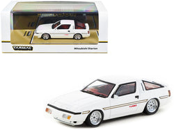 Mitsubishi Starion Turbo RHD (Right Hand Drive) White Metallic "Road64" Series 1/64 Diecast Model Car by Tarmac Works
