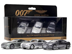 "Aston Martin Collection - James Bond 007" (3 Piece Set) Diecast Models by Corgi