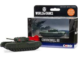 Churchill Mk III Infantry Tank "World of Tanks" Video Game Diecast Model by Corgi