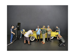 "Weekend Car Show" (8 Piece Figure Set) for 1/18 Scale Models by American Diorama