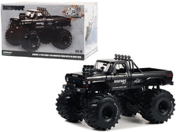 1974 Ford F-250 Monster Truck with 66-Inch Tires Black Bandit Edition "Bigfoot #1" "Kings of Crunch" Series 1/18 Diecast Model by Greenlight