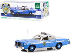 1978 Dodge Monaco Police Blue and White NYPD (New York City Police Department) "Artisan Collection" 1/18 Diecast Model Car by Greenlight