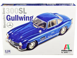 Mercedes Benz 300 SL Gullwing Plastic Model Kit (Skill Level 3) 1/24 Scale Model by Italeri