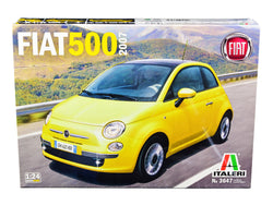 2007 Fiat 500 Plastic Model Kit (Skill Level 3) 1/24 Scale Model by Italeri