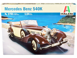 Mercedes Benz 540K Plastic Model Kit (Skill Level 3) 1/24 Scale Model by Italeri