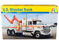 U.S. Wrecker Tow Truck Plastic Model Kit (Skill Level 4) 1/24 Scale Model by Italeri