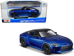 2023 Nissan Z Blue Metallic with Black Top "Special Edition" Series 1/24 Diecast Model Car by Maisto